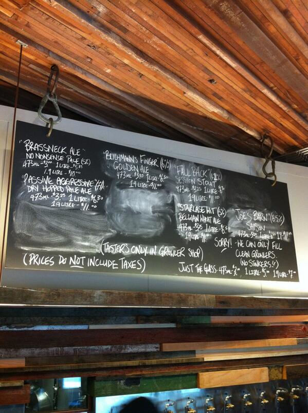 Today's growler fills.