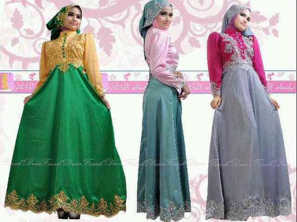 Farah dress dengan brukat tabur payet.ready stok size SMLXL no.2+3
siapa cepat dapat,stok terbatas