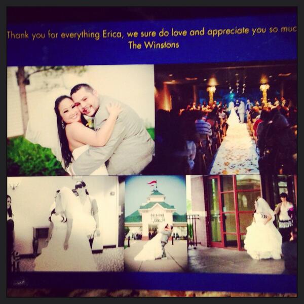 EricaWeddings's tweet photo. I seriously might have the sweetest clients ever!! Thanks for this sweet gift in the mail @abbitwin http://t.co/gKoMl9Rzwc