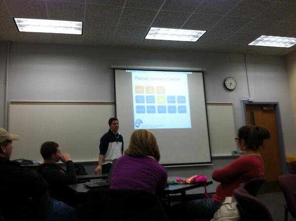EWBUMN's tweet photo. John Bartoletta is giving his Midwest conference presentation again for the freshman leadership board! http://t.co/K4O5B4IAfW