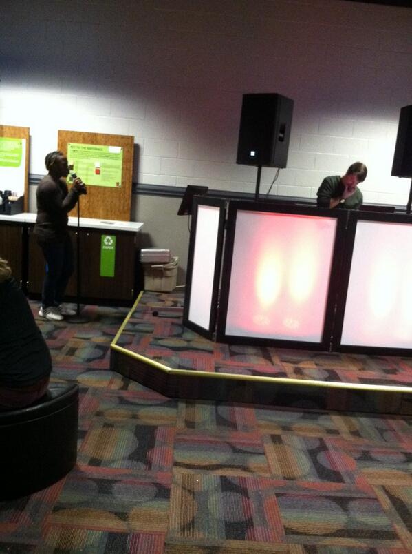 NCStudentLife's tweet photo. Karaoke is in full swing! Come by Eco-grounds to showcase your talent!! http://t.co/zHoTlIhdLN
