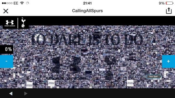 EmmaWealexx's tweet photo. @tomedwards1988 your on the wall baby ! ⚽️#spurs http://t.co/Gc7lZ60oSO