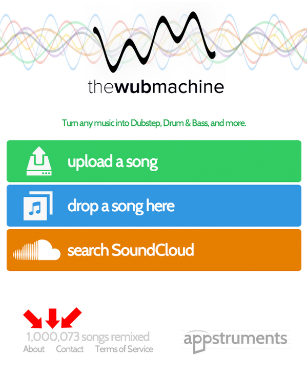 wubmachine's tweet image. The Wub Machine just remixed its millionth song. Huge thanks to everybody who's made a remix!