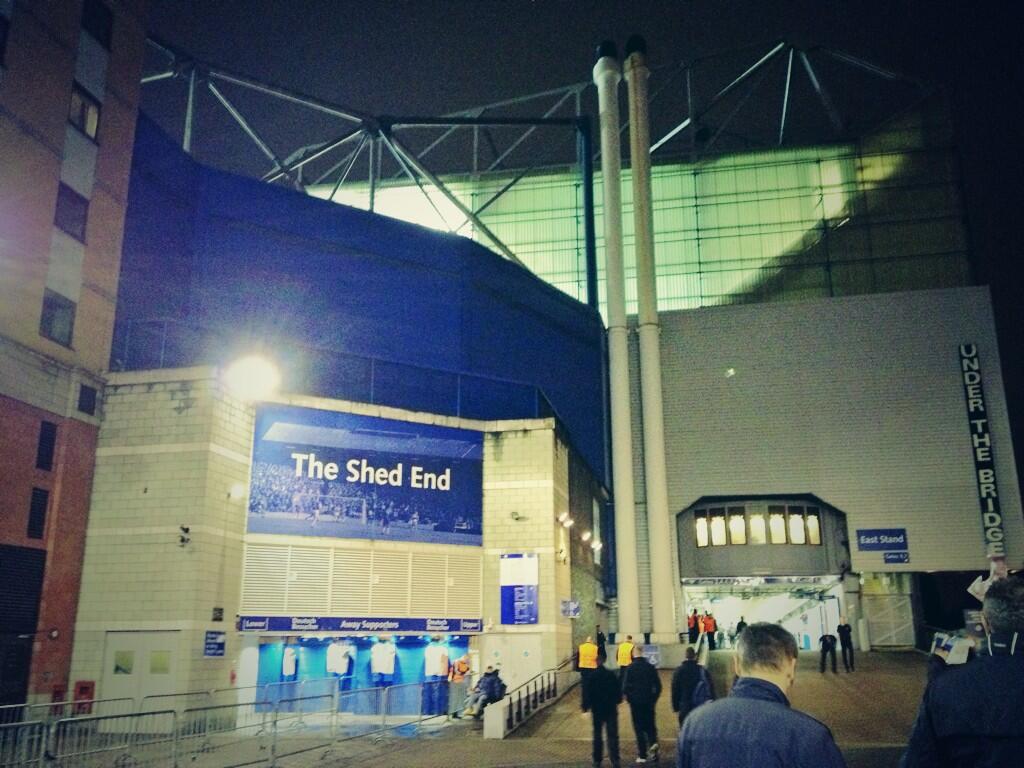 The Shed end at Stamford bridge