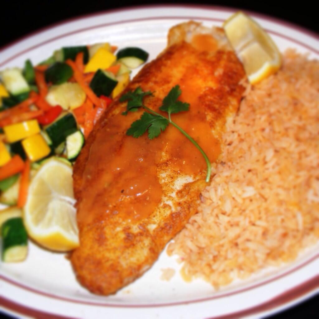 Tequilas Burbank on Twitter "Grilled fish with delicious veggies and