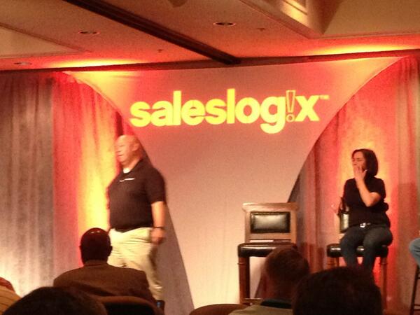 lorcan_malone's tweet photo. @PracticalCRM #SLXCON2013 Danny doing what he does best! http://t.co/CPVUyKNQjE