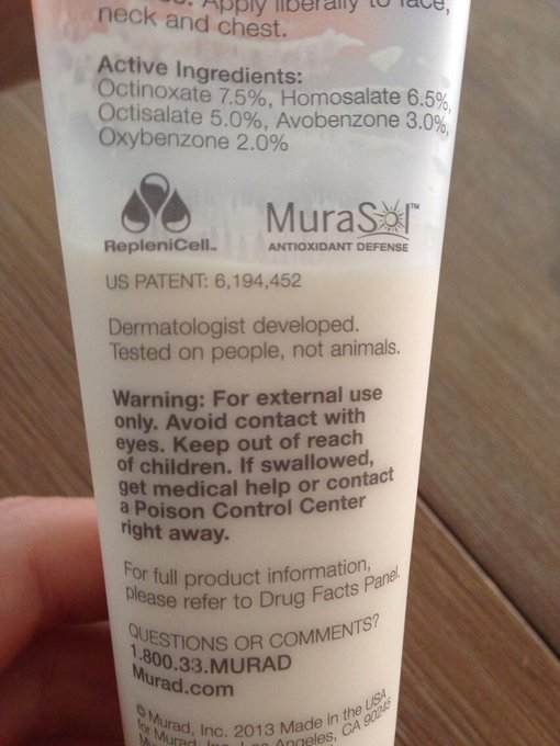 When shopping for products make sure they say this on the bottle! "Tested on people, NOT animals" @muradspa