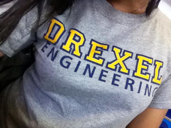 SASEDrexel's tweet photo. Day 3 of #SASEspirit2013 Week: School Pride Day!! Reppin' engineering! @SASEnortheast #saseNEspirit #SASEDrexel http://t.co/lxKwb1TiDK