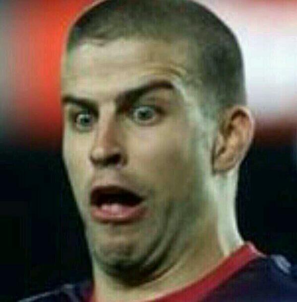 ReinoMadridista's tweet photo. Autogol de Piqué, aquí la imagen. http://t.co/eNB9eHxb01