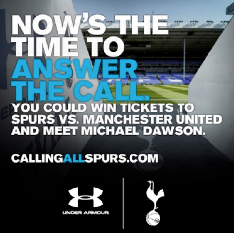 SpursOfficial's tweet photo. If you're entering the #CallingAllSpurs competition, here are the Ts & Cs --> http://t.co/4E5TiAjPzl http://t.co/HEYd784mGz