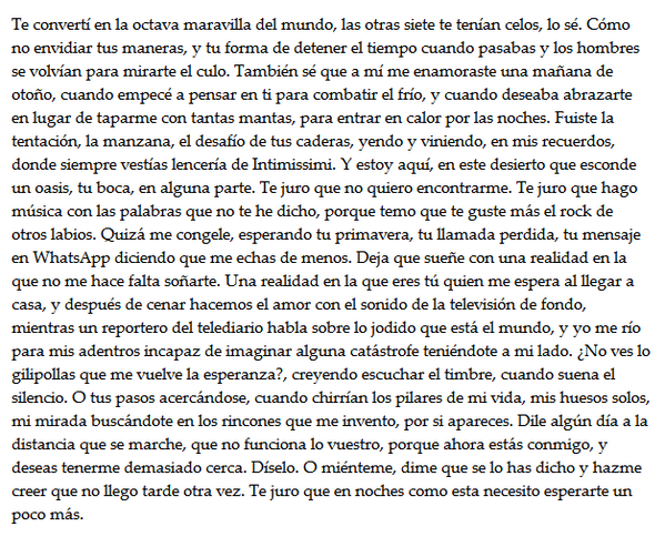SergioCarrion's tweet photo. Te convertí en la octava maravilla del mundo. http://t.co/QtvGZY6sU5