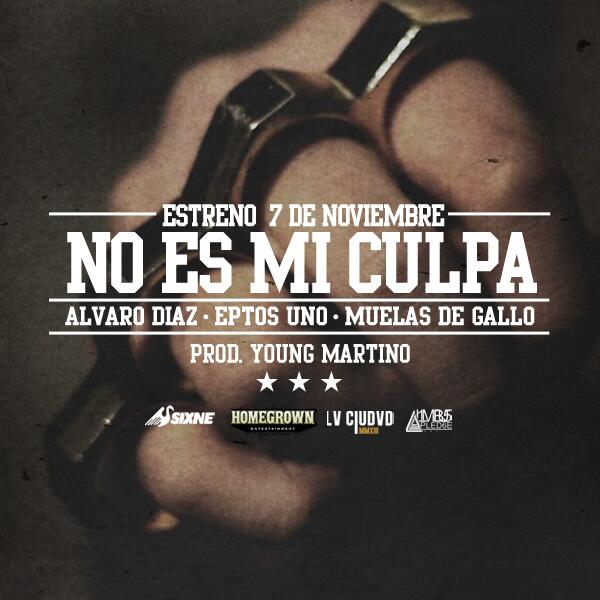 HomegrownMafia's tweet photo. Mañana estrenamos nuevo tema de @yoAlvaroDiaz junto a @EptosUno y @MuelasDeGang. Somos culpables de ser mejores. http://t.co/oLNoDjdWwB