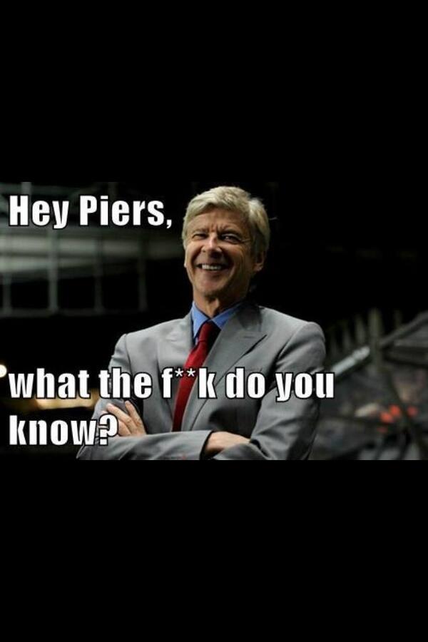 ODDSbible's tweet photo. Arsene Wenger! http://t.co/SH5ZFhlUyh