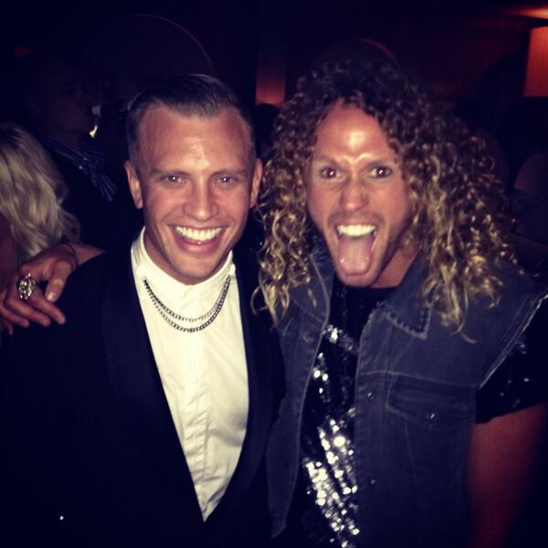pete_cunningham's tweet photo. With @timdormer at last night's Finale Party. So proud of him, he absolutely deserves it. #bbau http://t.co/0BWswBBtPl