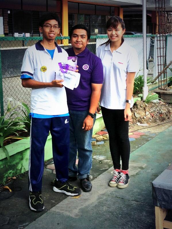 SekolahWitama's tweet photo. Congrats to @IgneelBills for winning the #WitamaAtmosphere ! Keep up your great work and your creativity! http://t.co/XDl09aQ8qg