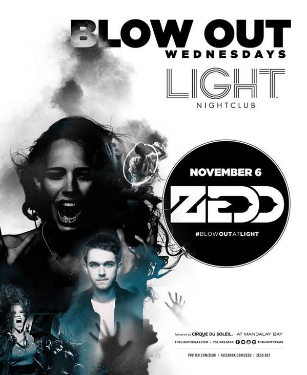 LightnDaylight's tweet photo. Blowout Wednesdays at LIGHT @Zedd is back! For Guestlist and Table Reservations Text: (702) 524-6614 VEGAS!! http://t.co/wnvOZY7F7I