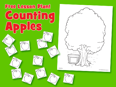 LakeshoreLM's tweet image. Free #LessonPlanWednesday! Start Counting Apples with your pre-k and kinders here: bit.ly/CountingApples