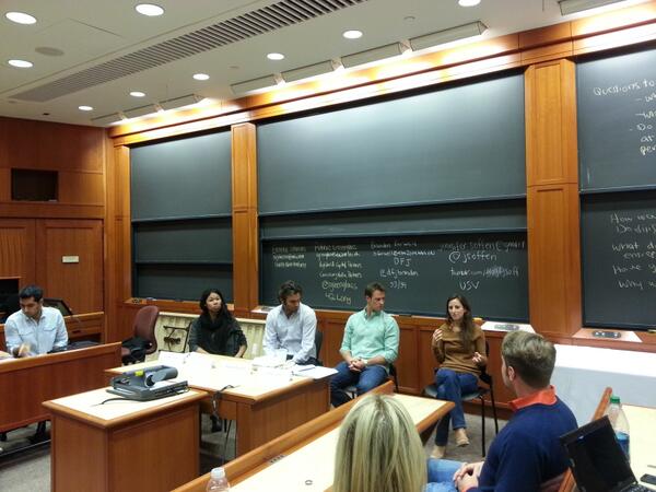 Andrei Brasoveanu (@algovc) on Twitter photo Full house at #HBS as @dfjBrandon <a href="/RGreenglass/">Robbie Greenglass</a> <a href="/jsoffen/">Jennifer Soffen</a> share their perspectives on #VC Full house at #HBS as @dfjBrandon <a href="/RGreenglass/">Robbie Greenglass</a> <a href="/jsoffen/">Jennifer Soffen</a> share their perspectives on #VC