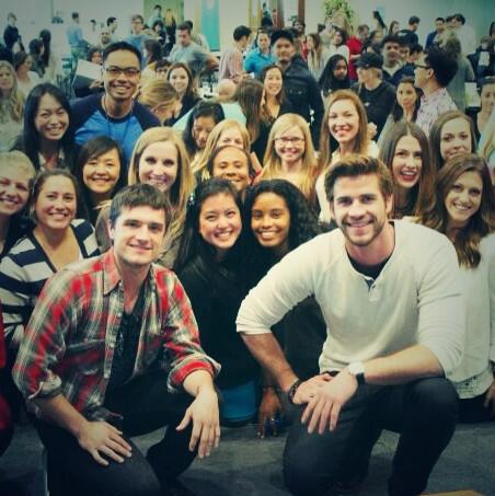 yolita_k's tweet photo. My life is complete. Done. ❤ #TwitterCatchingFire @jhutch1992 @LiamHemsworth @TheHungerGames http://t.co/DKNObPE8GX