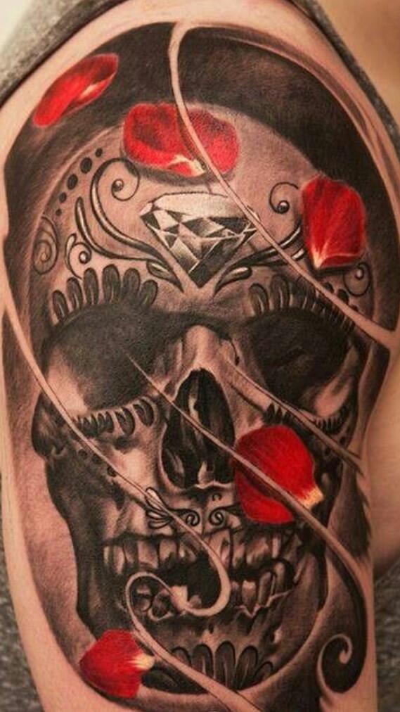 DailyTattooPics's tweet photo. Great skull http://t.co/uoCCP3omNx
