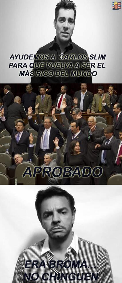 somosmexico_'s tweet photo. #EsasFrasesQuéNuncaOlvidaré  #TodosConSlim  ayudemos a Slim a volver a ser el hombre más rico del mundo http://t.co/QZKhyq2Ora