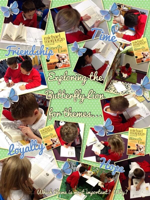 MrsBoast's tweet image. 4SB text detectives: looking for themes in The Butterfly Lion #theme #butterflylion #textdetectives #4SBrock