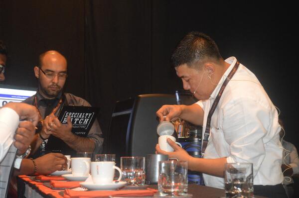 NOE BALAGON <a href="/BoncafeME/">BoncafeME</a>  BARISTA TRAINER at UAE BARISTA CHAMPIONSHIP 2013