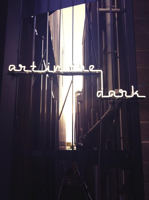 ArtintheDarkNZ's tweet image. #artinthedark launch - and our first ever sign