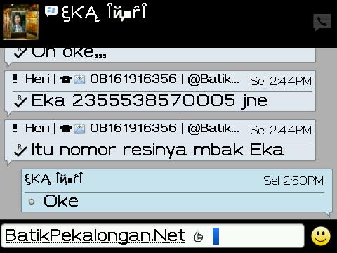 Batiknet's tweet photo. Bukti transaksi :) http://t.co/CY0RpxWvPG