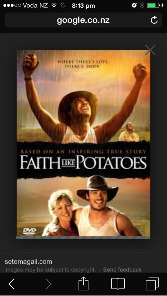 Ronecs's tweet photo. Another week another dollar! Challenge read faith like Potatoes! http://t.co/jTO13KtBdV