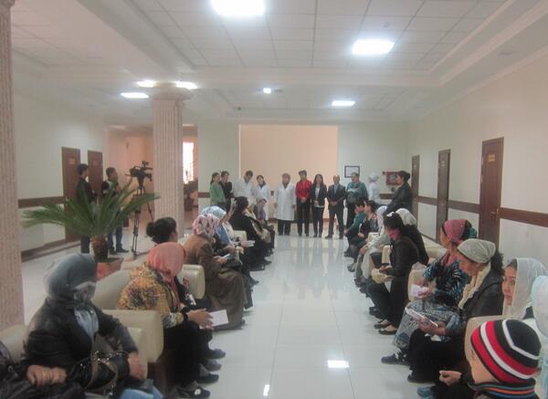 <a href="/GulnaraKarimova/">Gulnara</a> Сегодня 07.11.2013 акция #ВоИмяЖизни проходит в клинике им.АбуБакр арРозий в г.Коканд