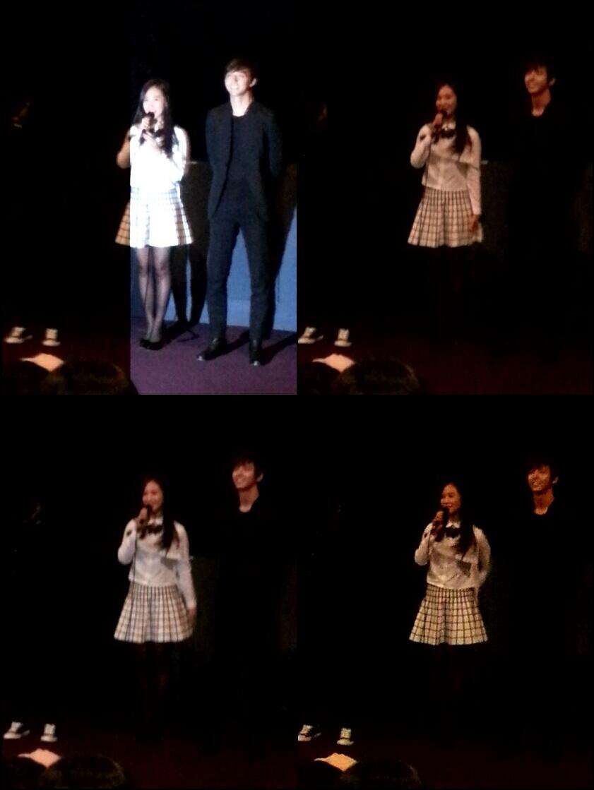 [PIC][07-11-2013]Yuri xuất hiện tại sự kiện "Lotte Cinema" Stage Greeting vào chiều nay + Selca của cô cùng các diễn viên khác BYdZpAoCMAEBXei