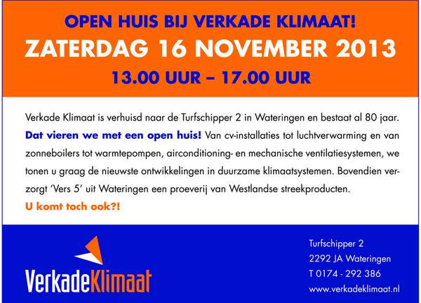 VerkadeKlimaat's tweet photo. Onze open dag nadert! U komt toch ook? http://t.co/yvl58jdDBu