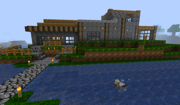 hitomroow's tweet image. Dug up my first Minecraft screenshot from beta 1.3 (actually started playing 1.2_02) #minecrafthistory