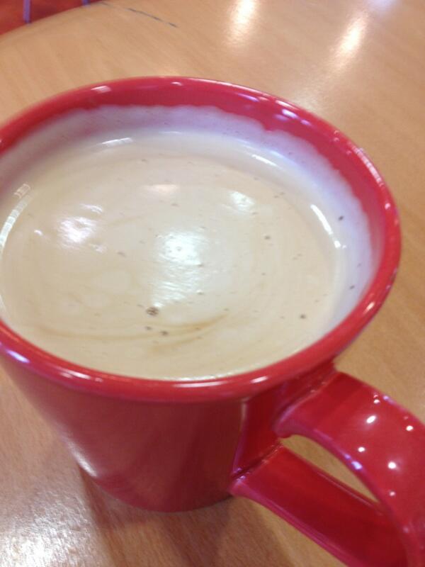 MillsGarry's tweet photo. Now that's a proper cup of coffee! Thank you Pumpkin Coffee shop, Norwich...Although no sign of a pumpkin anywhere http://t.co/6EEZ8CNO5U