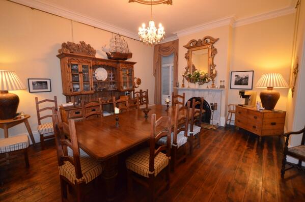 The Dining Room comfortably seats 12. The Hall is for lease in 2014 through Katie <a href="/struttandparker/">Strutt & Parker</a>