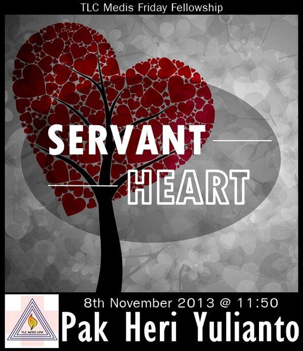 TLC Medis Friday Fellowship tomorrow! COME JOIN US :D