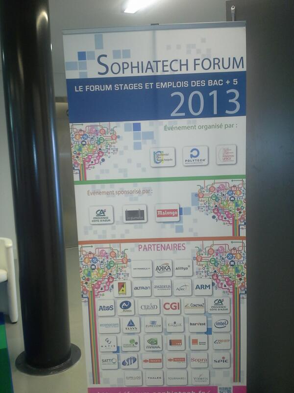FranckLavagna's tweet image. #orangebusiness partenaire du #sophiatechforum au contact des etudiants