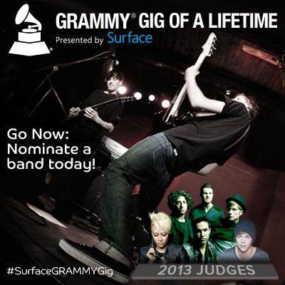 AustinMahone's tweet photo. Help me give a band the chance to play during #GRAMMY week in LA!! http://t.co/cIsulnFsj0 #SurfaceGRAMMYGig http://t.co/EIuEEpMKpD