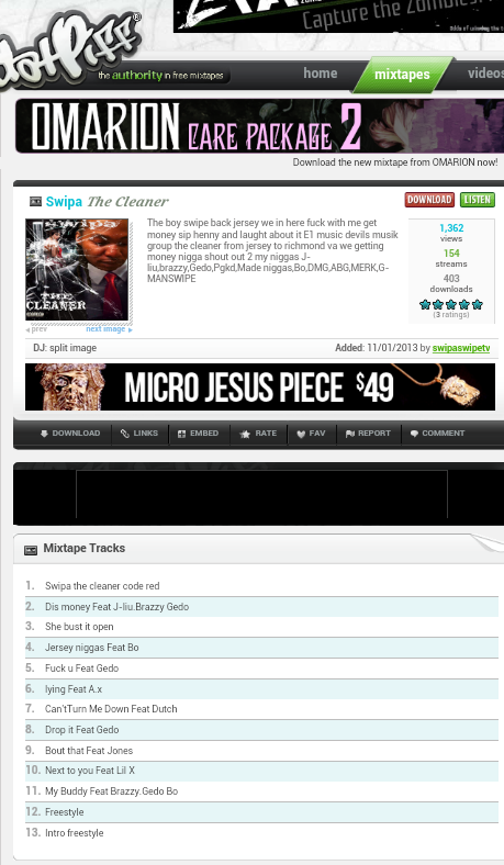 _swipa's tweet photo. Download the mixtape now on datpiff http://t.co/dEtB0ONkeg http://t.co/SinShendK4