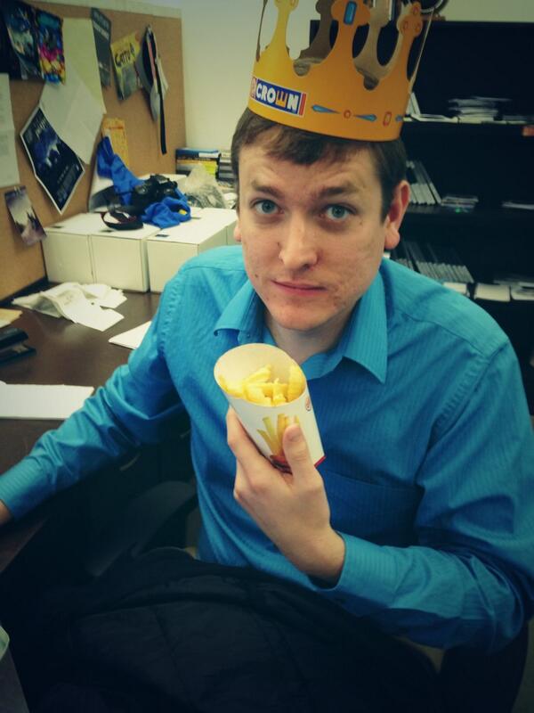 TimBlevinsHFF's tweet photo. My bestie @gsorvig got me some @BurgerKing Satisfries! Scrumptious! #KingBlevins #Satisfried http://t.co/q3reuSQOQD