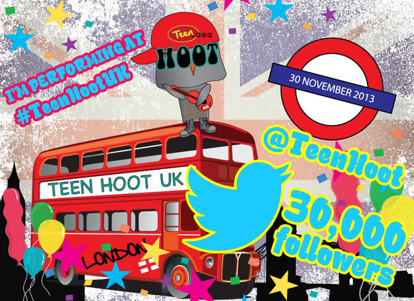 TEENHOOT's tweet photo. 30,000! @TEENHOOT reached 30,000 followers! To celebrate we're GIVING AWAY A DOUBLE PASS to #TeenHootUK! RT to win! http://t.co/Te9FL92fyA