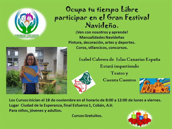 Utiliza tu tiempo libre aprendiendo algo diferente cada dia, ven con nosotros y aprende.