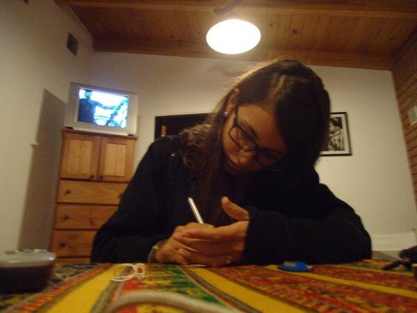 RoccuzzoPaula's tweet photo. Ahí atrás se ve una sombra bailando y guiñando un ojo... http://t.co/5IzkI8a7gW