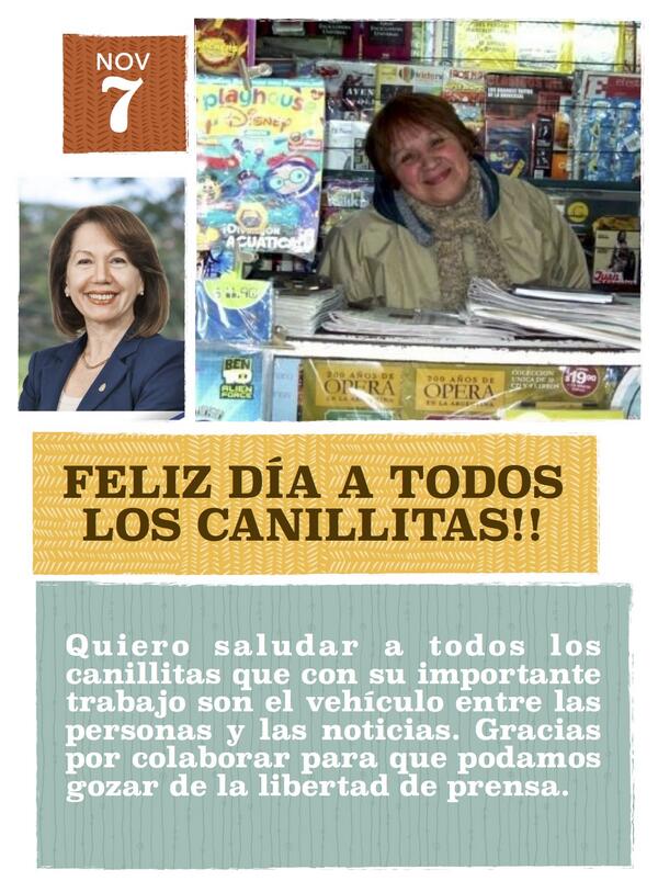 Mi saludo especial a todos los canillitas en su día!