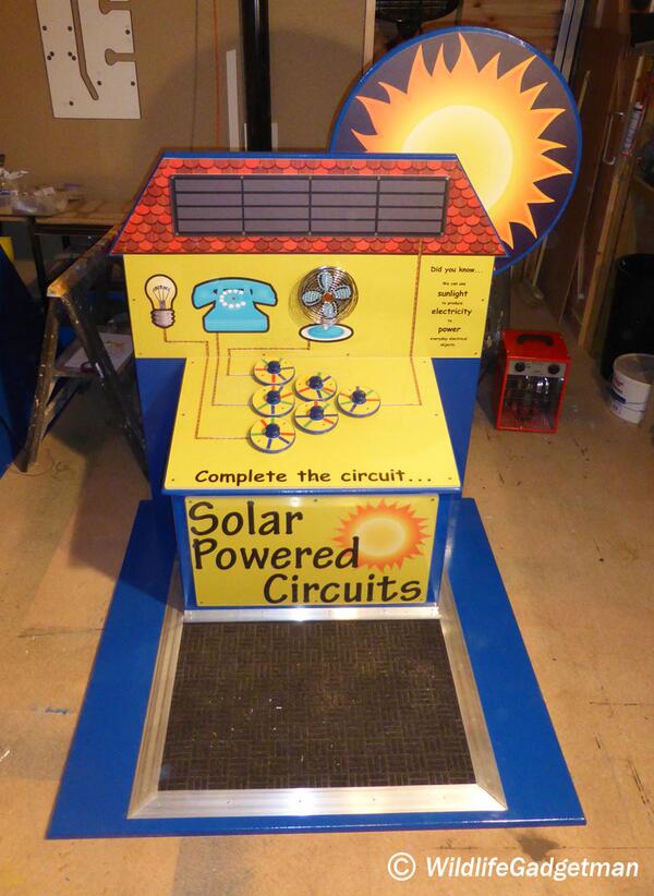 WildlifeGadgets's tweet image. Yay! Finally finished the Solar Powered Circuits #ScienceExhibit