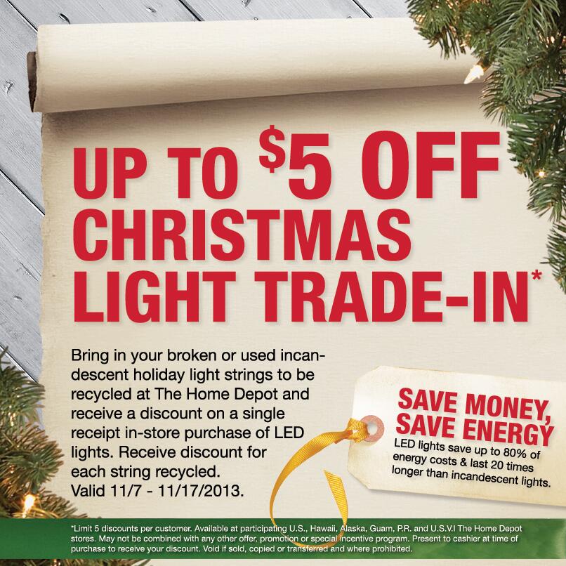 The Home Depot on Twitter "Trade in your incandescent lights to be 