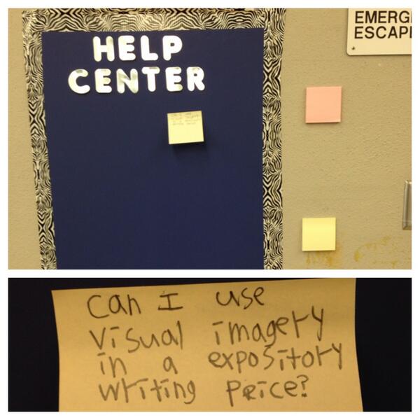 MsBurns_HGE's tweet photo. Great questions coming from my class on the help center board! #thinkers #questioning http://t.co/3uNvWDeI7K