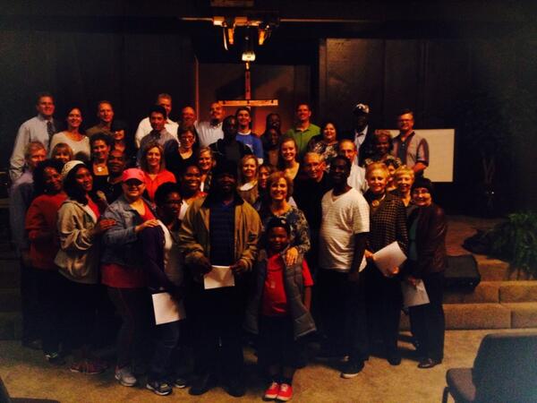 Mike_Fechner's tweet photo. Grateful for the amazing prayer time we experienced at our monthly first Tuesday prayer meeting @RCCDallas! http://t.co/xy3OYN5mJZ