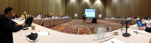 Kristine_Enes's tweet image. Brad Jeffers, plugging #analyticszone during his round table preso. Been there!? #ibmiod #GoNow